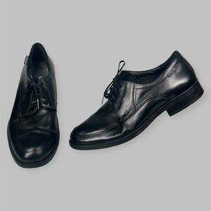 Mephisto Shoes Men's Size US 11.5 Black Leather Oxfords Lace Up Derby No Insole